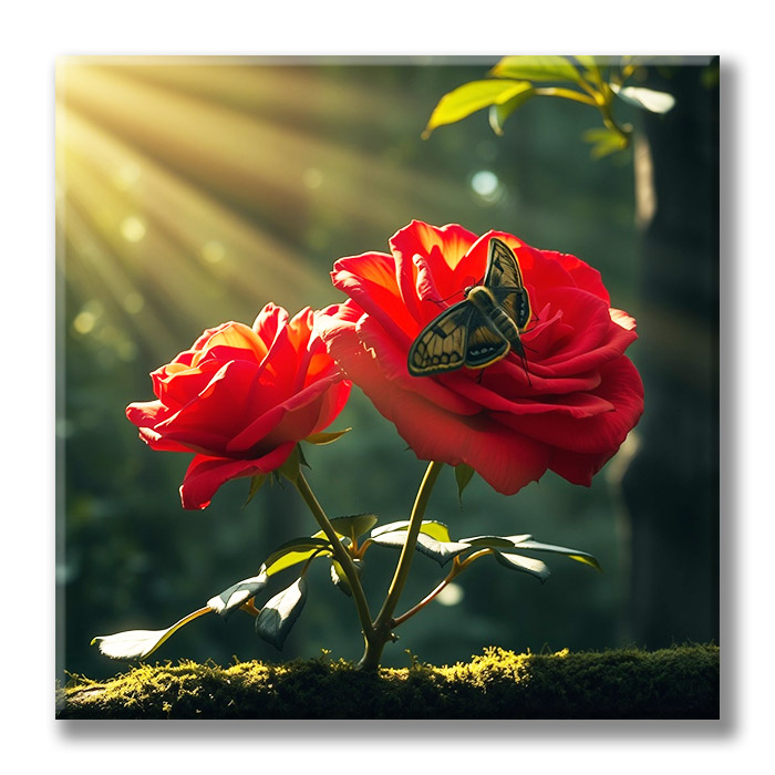 Uvea Saga roses and moth